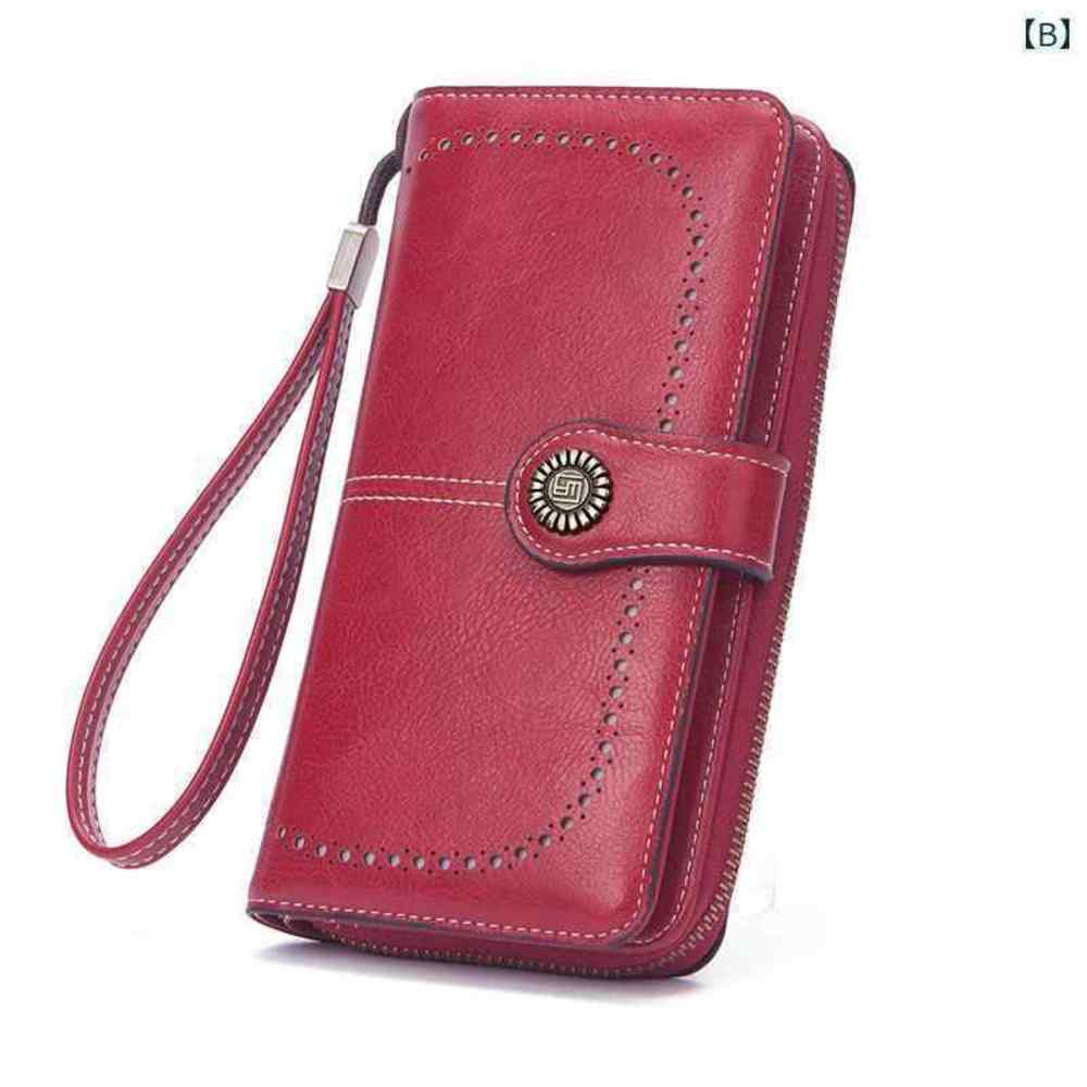 Long Zipper Fashion Large Capacity Clutch Bag Wallet